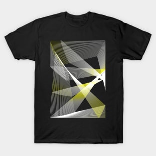 Geometric lineart abstract minimal T-Shirt